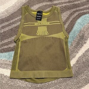 Women’s Green Cut-Out Tank Top